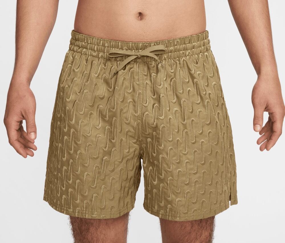 Nike Swim Breaker Swoosh logo Link Men's 5" Fully Lined Volley Shorts-Size XXL